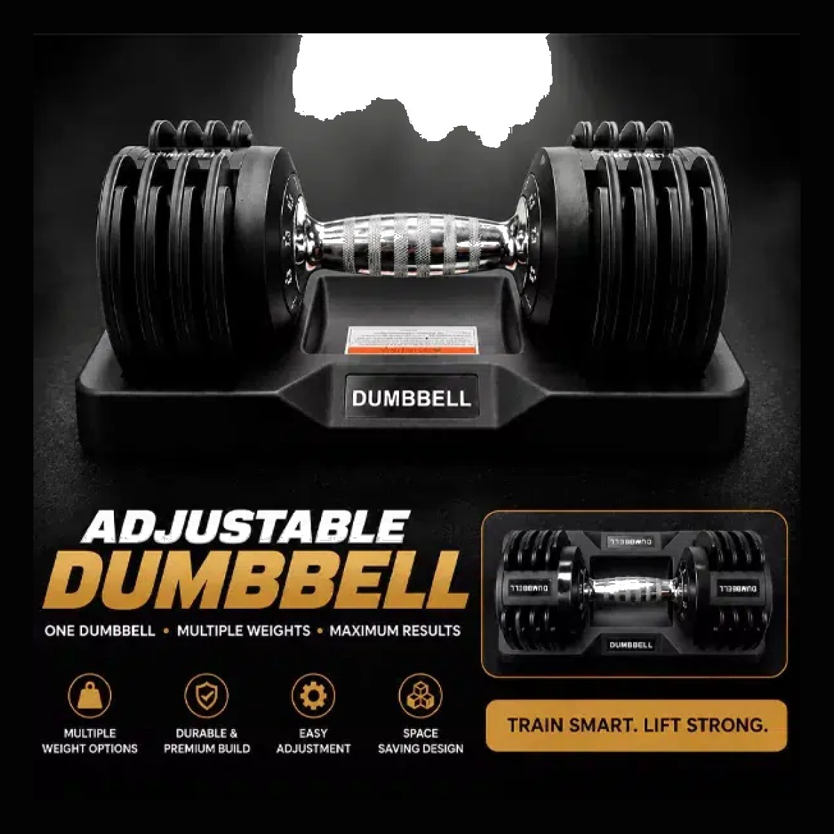 11.3KG Adjustable Dumbbell – Quick Weight Selection Home Gym Dumbbell