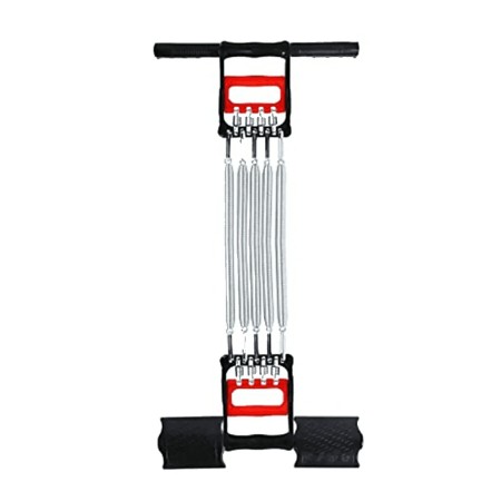 3 In 1 Exerciser – Spring Chest Expander,Hand Grip Strengthener,Pedal Pull Rope Band – Fitness Equipment With 3 Metal Spring