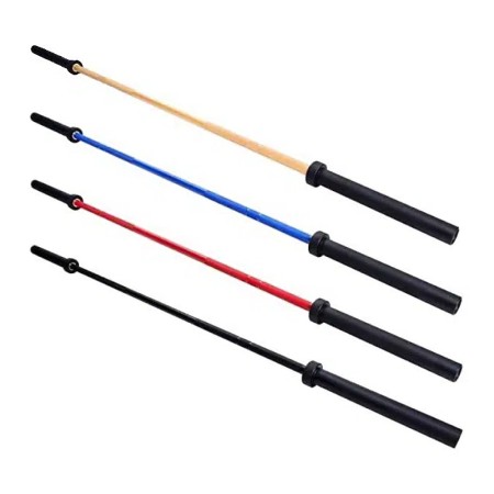 4 feet Straight Barbell Bar Olympic Weightlifting Bar 4 Color