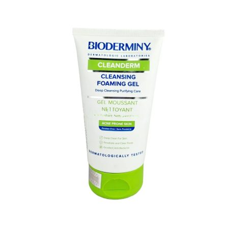 Bioderminy Cleanderm Cleansing Foaming Gel 150ml – Deep Cleansing for Acne-Prone Skin