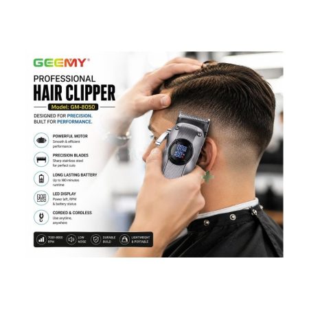 Geemy Professional Hair Clipper Model: GM-8050