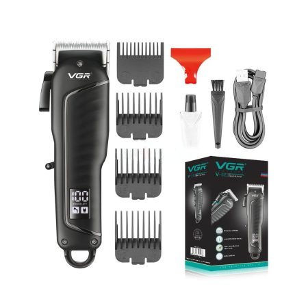 VGR V-683 Professional  Hair Clipper with LED Display for Men