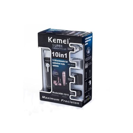 Kemei KM-1015 Maximum Precision 10 in 1 Super Grooming Kit