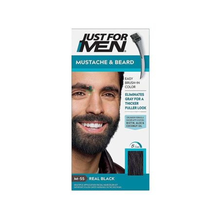 Just for Men Color Gel Mustache & Beard M-55 Real Black