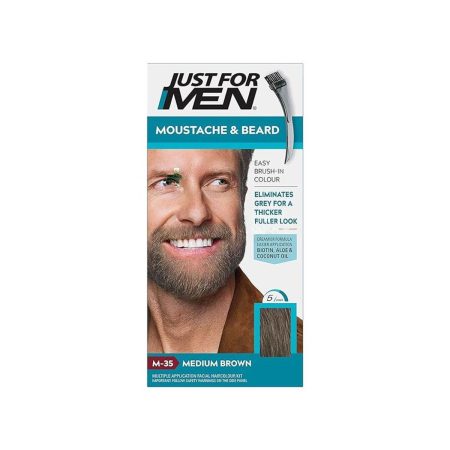 Just for Men Color Gel Mustache & Beard M-35 Medium Brown