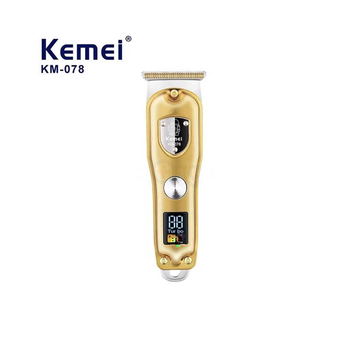 Kemei KM-078 Professional Electric Hair Clipper with Digital Display