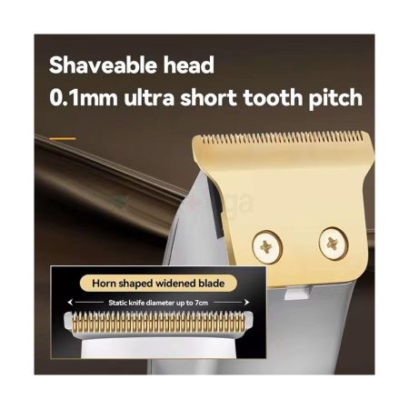 Kemei KM-078 Professional Electric Hair Clipper with Digital Display