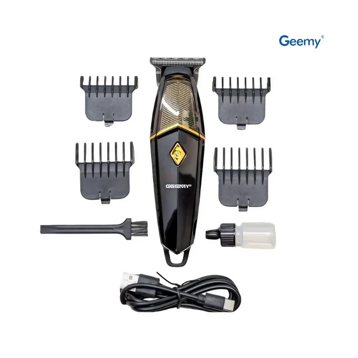 Geemy GM-8033 Rechargeable Hair & Face Trimmer 600mAh Battery
