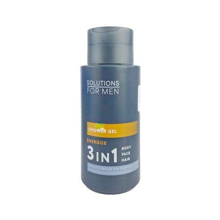 Marks & Spencer (M&S) Men’s 3-in-1 Energise Shower Gel – Body, Face & Hair, 300ml