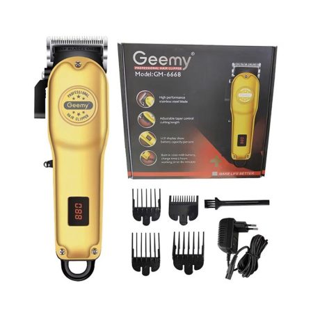 Geemy GM-6668 Rechargeable Hair Trimmer 2000mAh Battery