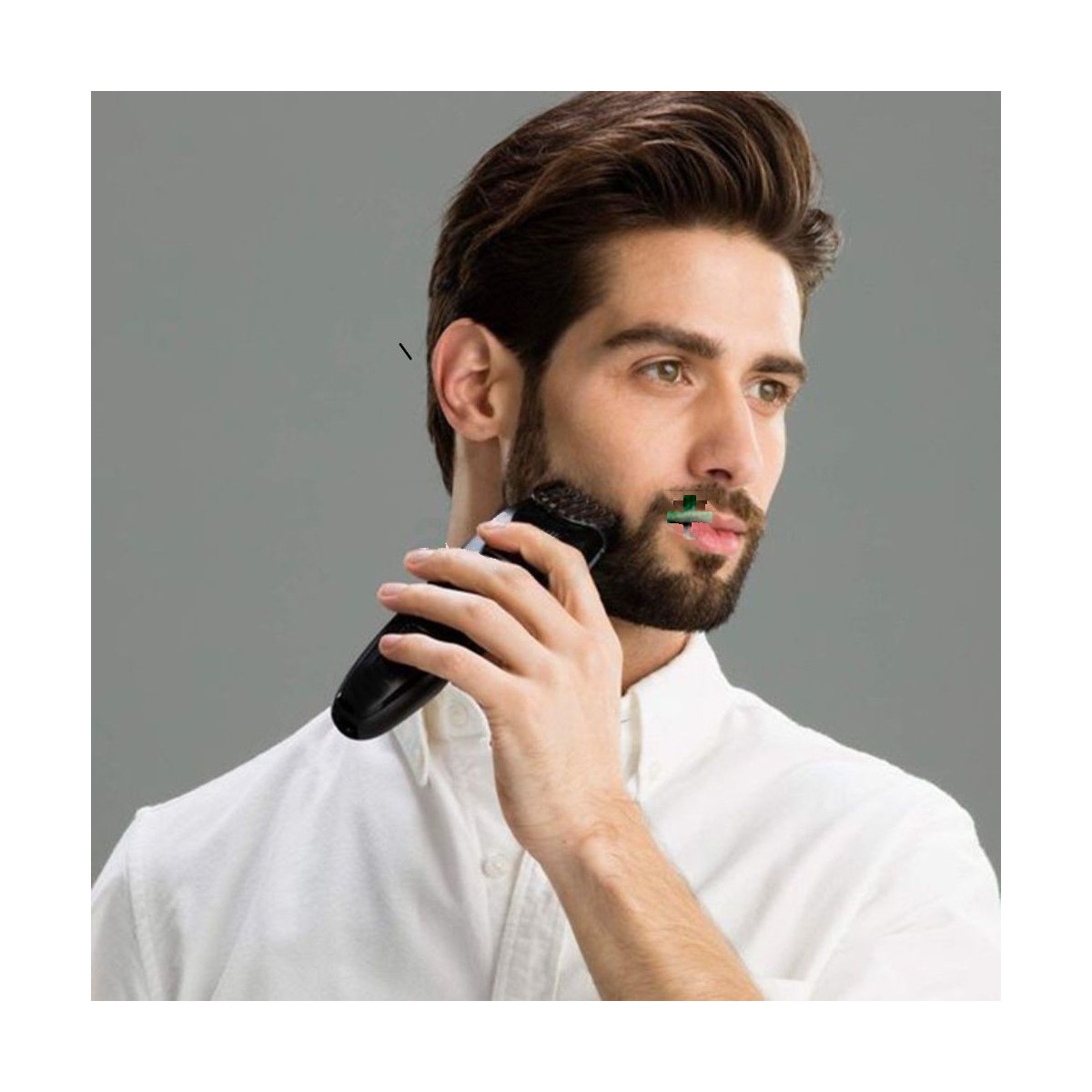 Kemei KM-431 Rechargeable LCD Screen Professional Hair Trimmer for Men