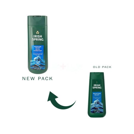 Irish Spring Moisture Blast Body Wash for Men