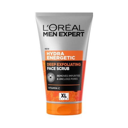 Loreal Men Expert Hydra Energetic Deep Exfoliating Face Scrub with Vitamin C - XL Size