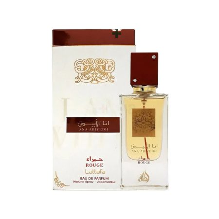 Lattafa Ana Abiyedh Rouge Eau De Parfum Spray 60ml – Elegant & Invigorating Fragrance for Unisex