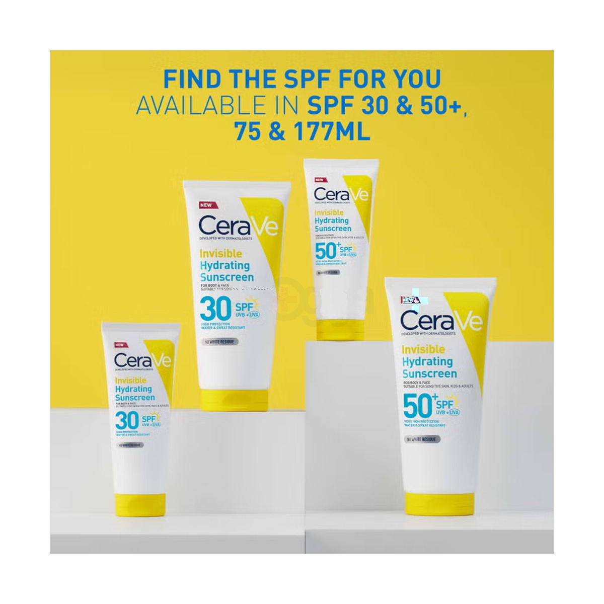 CeraVe Invisible Hydrating Sunscreen SPF 50+ for Body, Face, & All Skin Types 177ml