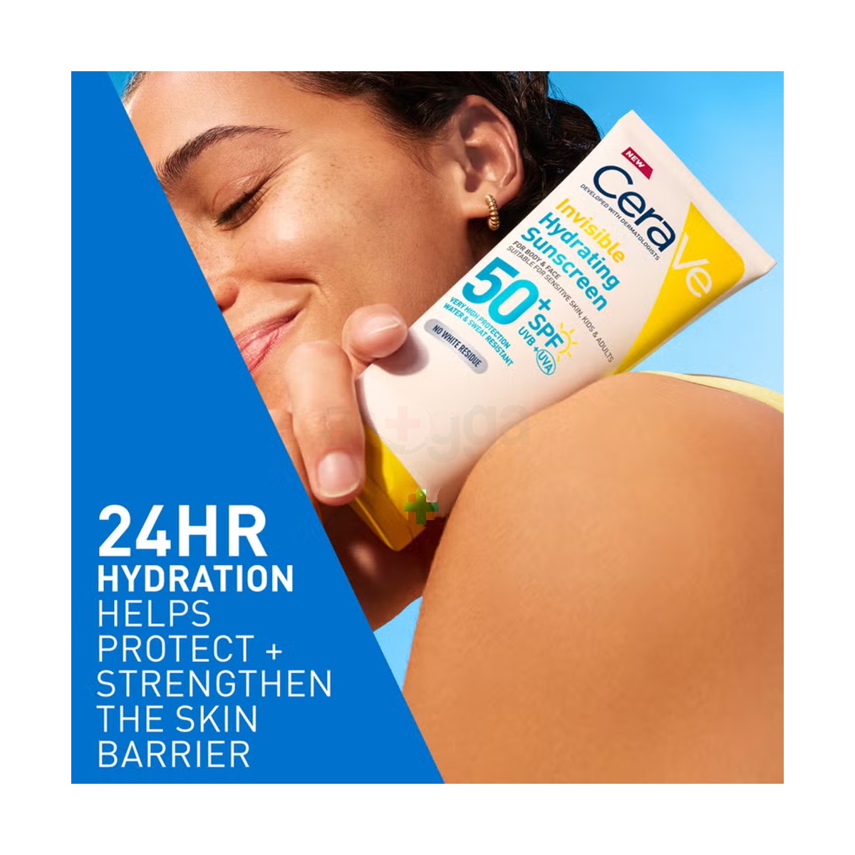 CeraVe Invisible Hydrating Sunscreen SPF 50+ for Body, Face, & All Skin Types 177ml
