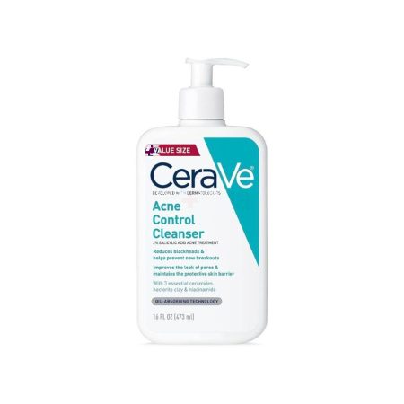Cerave Acne Control Cleanser with 2% Salicylic Acid Acne Treatment 473ml