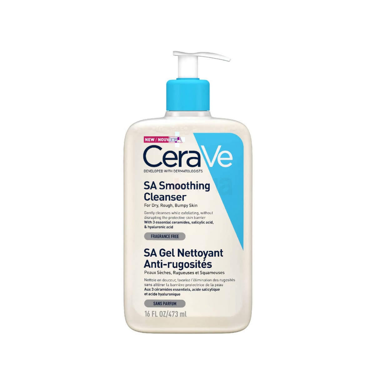 Cerave SA Smoothing Cleanser for Dry, Rough, Bumpy Skin