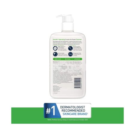 Cerave Hydrating Cream to Foam Cleanser for Normal to Dry Skin 237ml