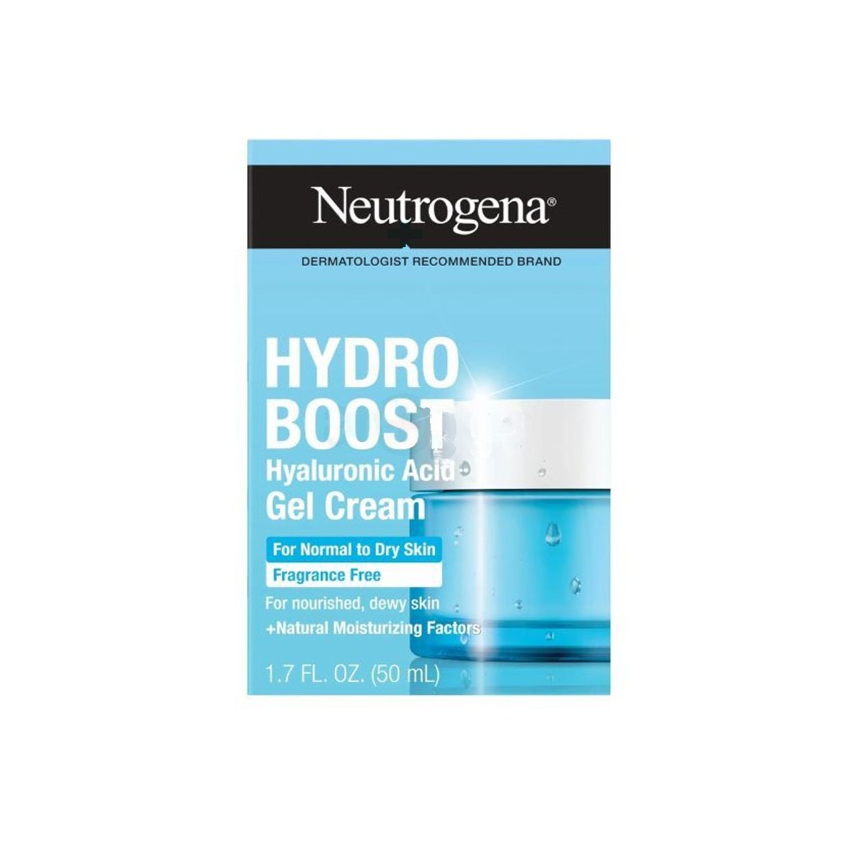 Neutrogena Hyaluronic Acid Gel Cream for Normal to Dry Skin Fragrance Free 50ml