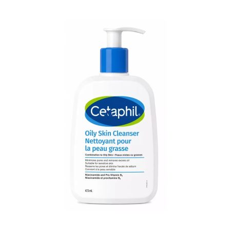 Cetaphil Oily Skin Cleanser Nettoyant pour la Peau Grasse 473ml
