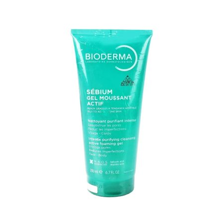 Bioderma Sebium Gel Moussant Actif Intense Purifying Cleansing Gel 200ml
