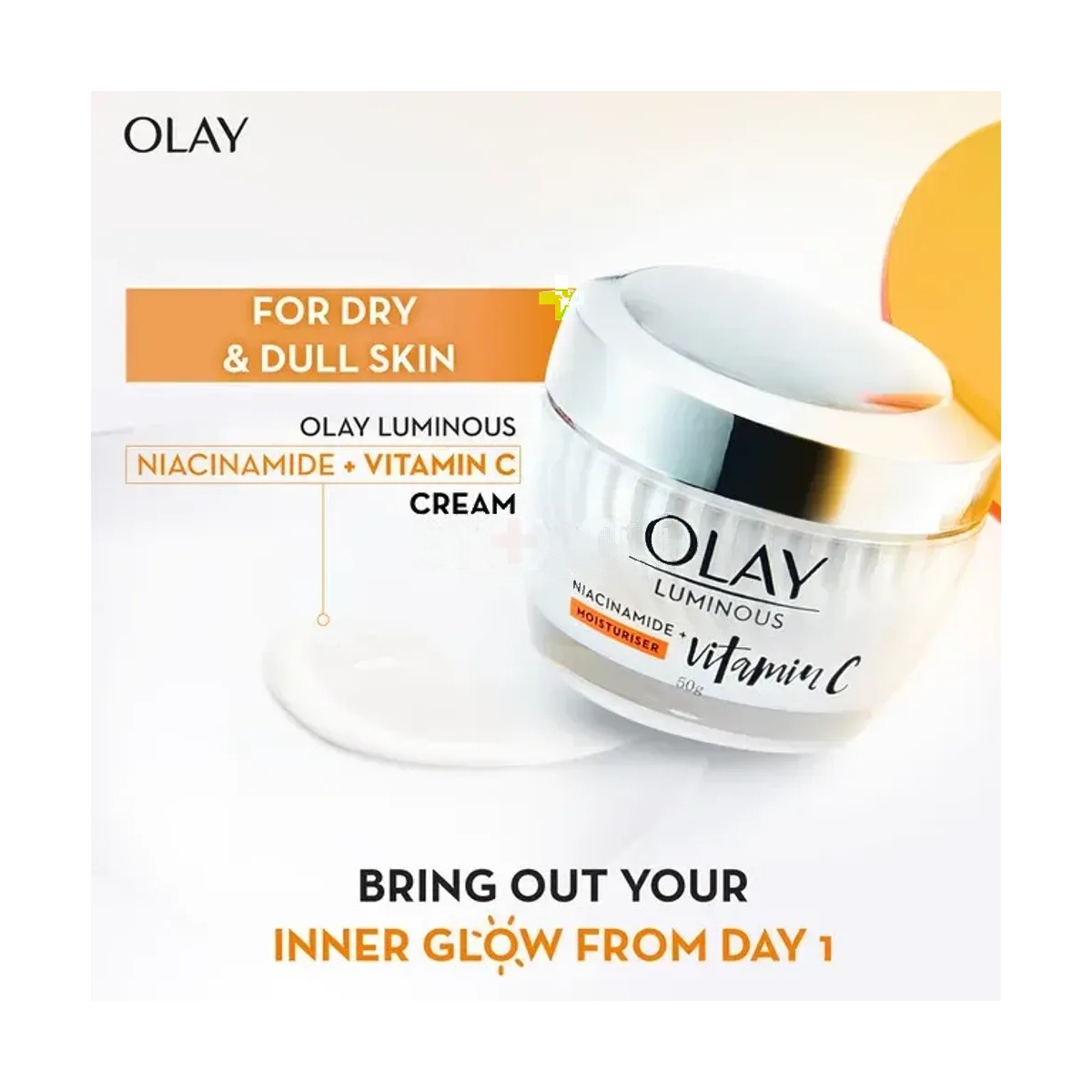 Olay Luminous Niacinamide + Vitamin C Moisturiser 50g