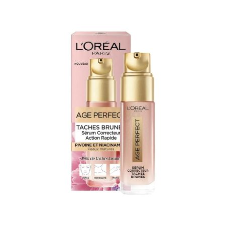 Loreal Paris Age Perfect Dark Spot Corrector Serum with Peony Native Cells and Niacinamide For Mature Skin