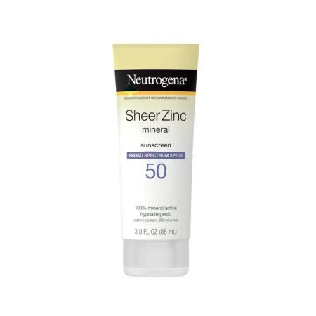 Neutrogena Sheer Zinc SPF 50 Mineral Sunscreen 88ml
