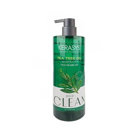Kerasys Hair Clinic Tea Tree Oil Deep Clean Shampoo 1000ml (Made in Korea)