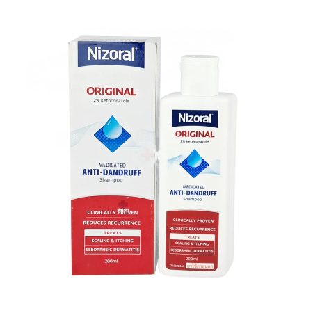Nizoral Original 2% Ketoconazole Medicated Anti-Dandruff Shampoo (Made in Thailand) 200ml