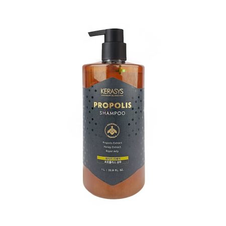 Kerasys Hair Clinic Propolis Damage Repair Shampoo with Propolis Extract, Honey Extract & Royal Jelly – 1000ml (Korea)