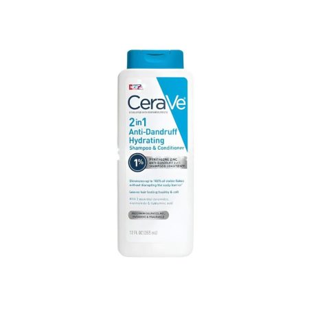 CeraVe 2-in-1 Anti-Dandruff Hydrating Shampoo and Conditioner – 355ml