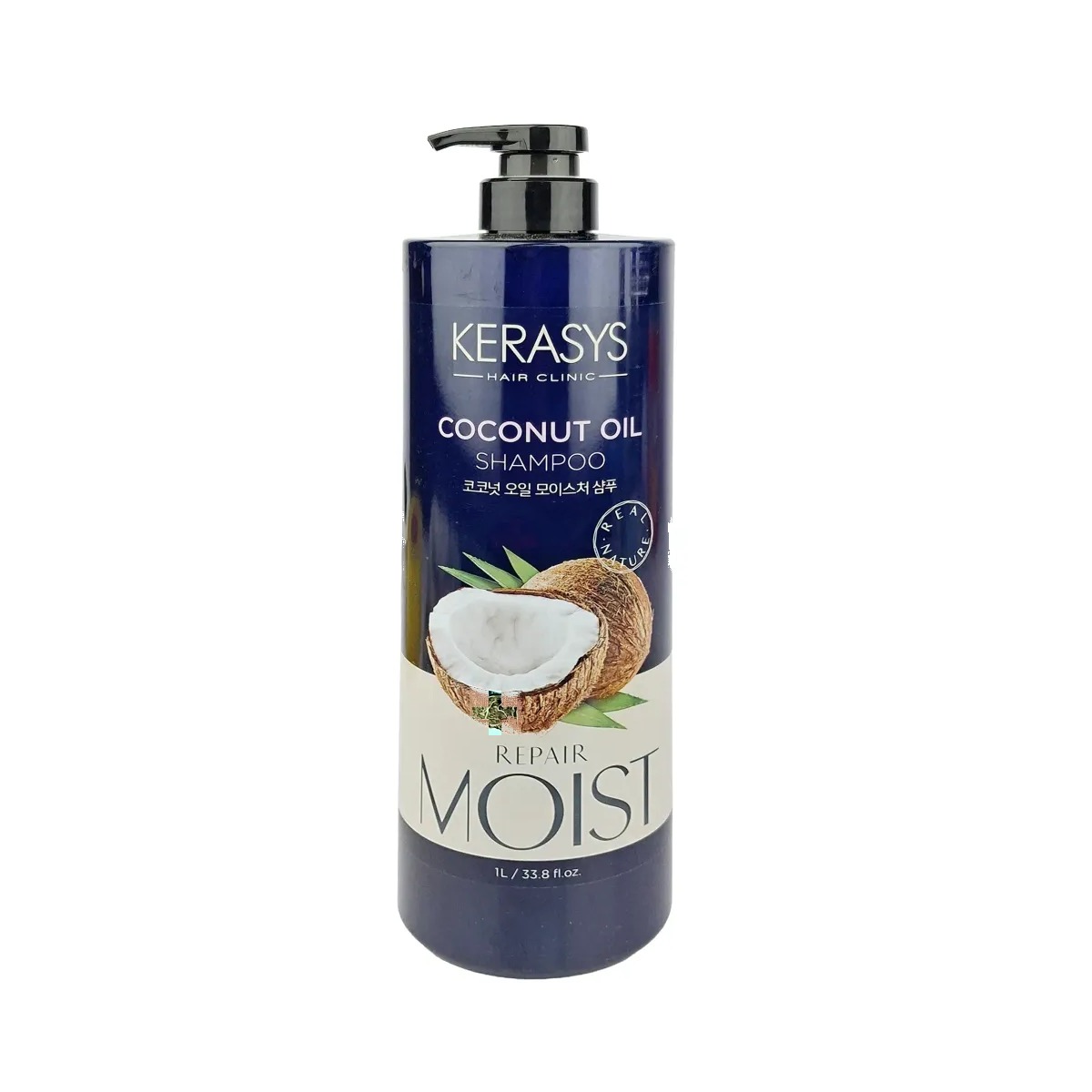 Kerasys Coconut Oil Hair Clinic Shampoo with Repair & Moisture – 1000ml