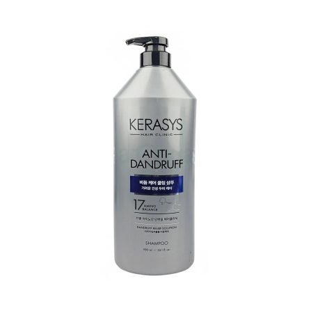Kerasys Hair Clinic Scalp Cooling Anti-Dandruff Protein Shampoo – 980ml (Made in Korea)