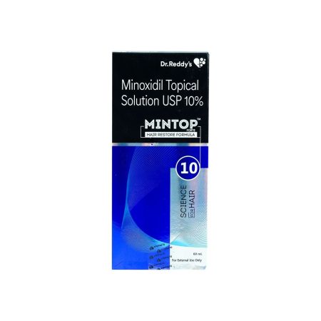 Dr Reddys Mintop Minoxidil Topical USP 10% Solution 60ml