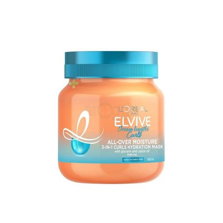 Loreal Paris Elvive Dream Lengths 3-in-1 Curls Hydration Mask 680ml