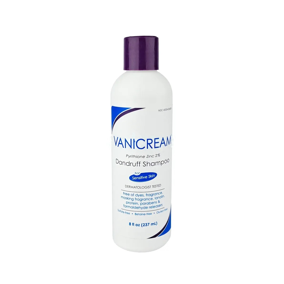 Vanicream Pyrithione Zinc 2% Dandruff Shampoo For Sensitive Skin-237ml