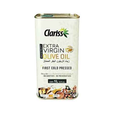 Clariss Extra Virgin Olive Oil First Cold Pressed 1000ml Tin