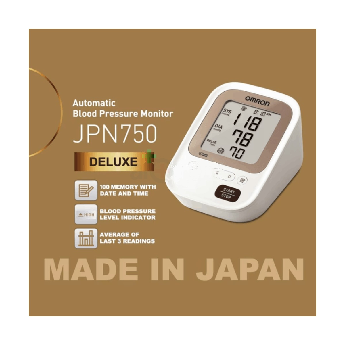 Omron Digital Blood Pressure Monitor HEM-7157-AP3 (Model-JPN 750)