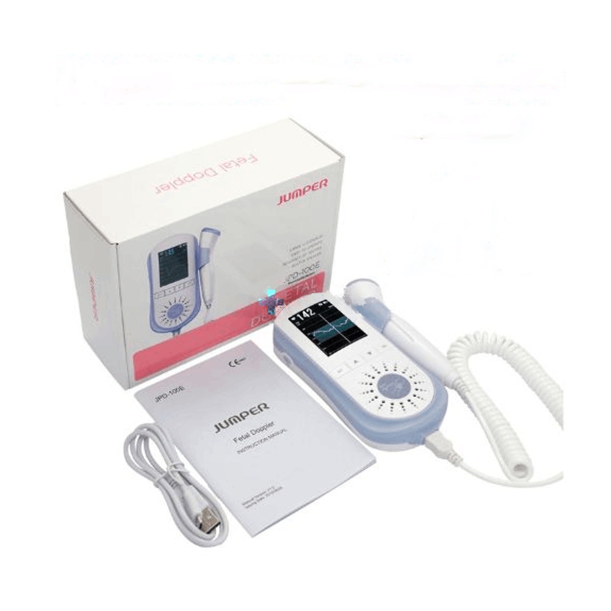 Fetal Doppler Jumper JPD-100E (Rechargeable Battery)