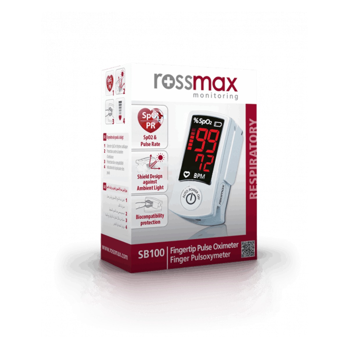 Fingertip Pulse Oximeter SB-100 (Rossmax)