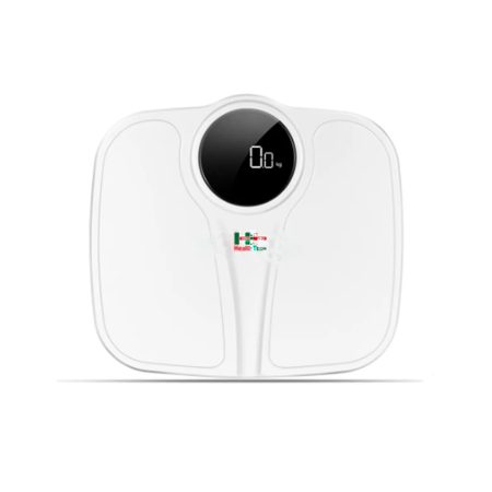 Health Tech LED Digital Body Weight Scale HT102 (White & Black)