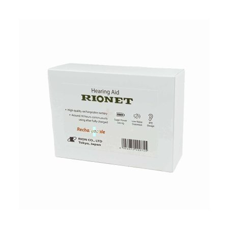 Rionet VHP-1301 Rechargeable Digital Hearing Aid – High Power BTE, (Made in Japan)