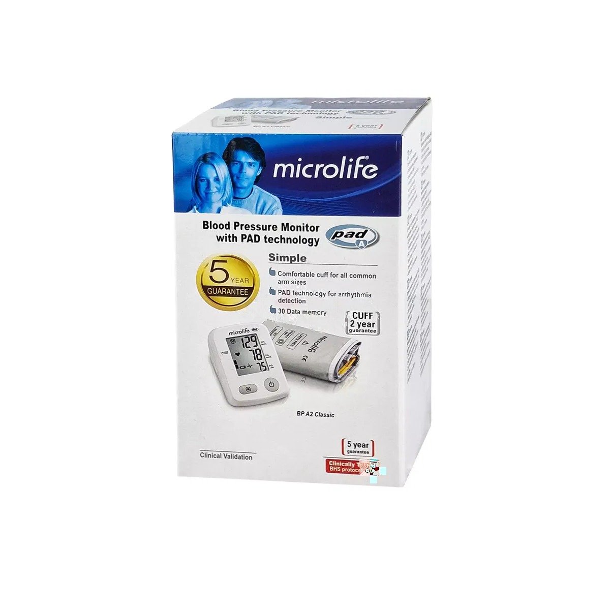 Microlife Digital Blood Pressure Monitor Machine BP-A2 Classic