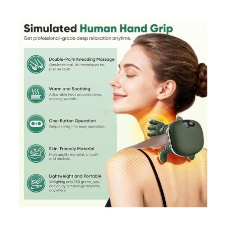 Portable Neck & Shoulder Massager with Fingers