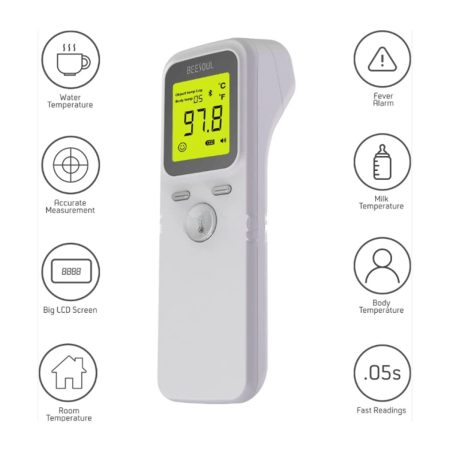 BEESOUL T16 Non-contact Infrared Thermometer Thermometer (White)