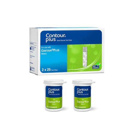 Contour Plus Blood Glucose Strip 25*2=50's Pack