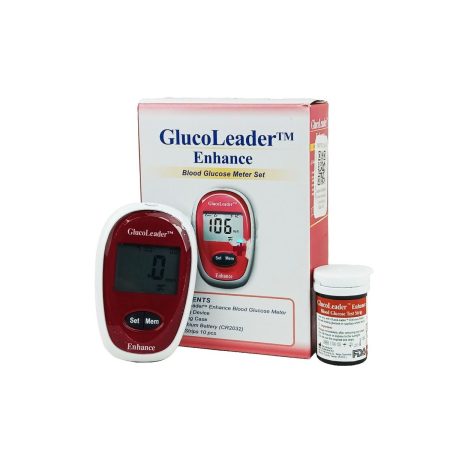 GlucoLeader Blood Glucose Monitoring System (Red)
