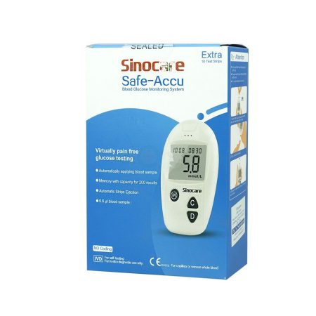 Sinocare Safe-Accu Blood Glucose Monitoring System